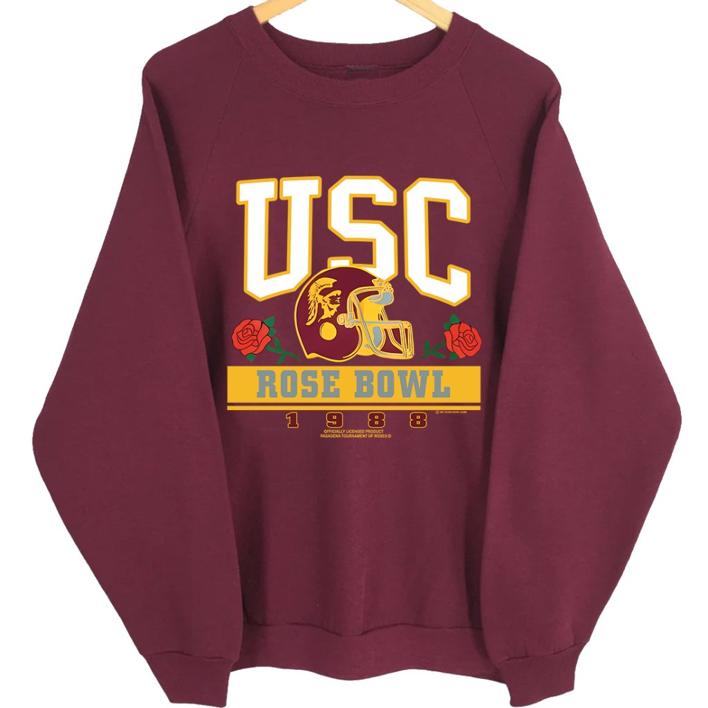 Ncaa Usc Trojans 1988 Rose Bowl Football Retro Shirt Sweatshirt Sweater